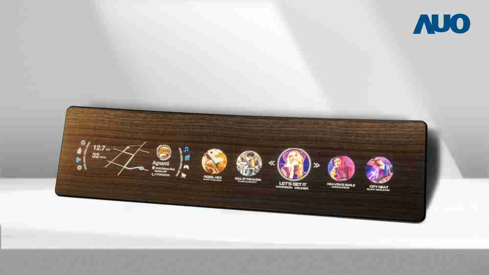 至成国际研发全球最高穿透度达80%的AmLED木纹显示器，，，，可于使用时呈现高亮度、、清晰可见的信息，，，并在不使用时回归为单纯的饰板，，，节能兼具美观